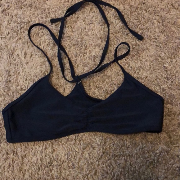 Navy Blue Sporty Swim Tank (no pads) NWOT - Picture 1 of 1